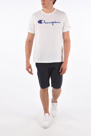 embroidered logo crew-neck t-shirt