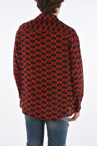 Camicia in Tessuto Monogram 