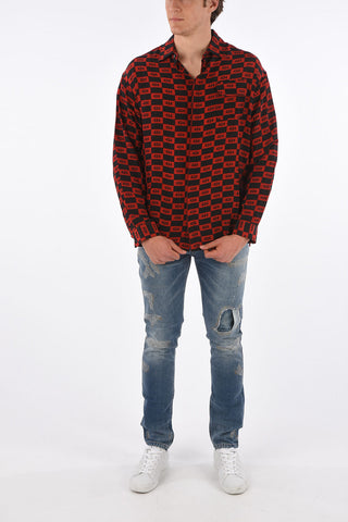 Camicia in Tessuto Monogram 