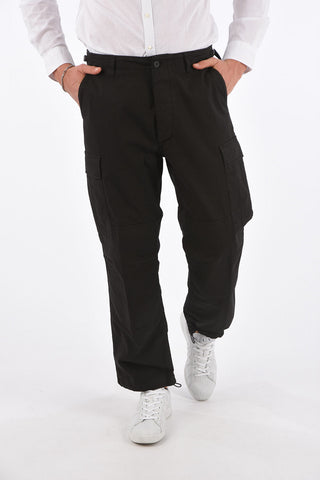 Mid-rise waist cargo pants