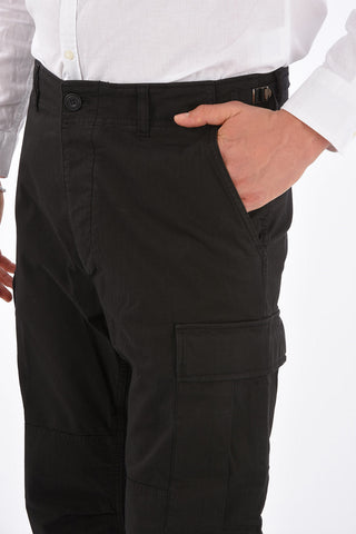 Mid-rise waist cargo pants