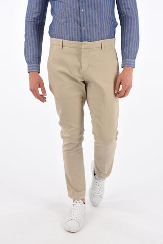 Mid-rise waist chinos