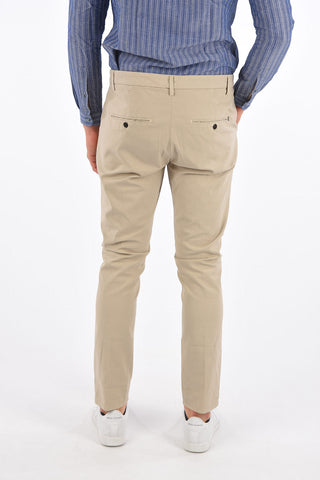 Mid-rise waist chinos