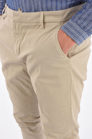 Mid-rise waist chinos