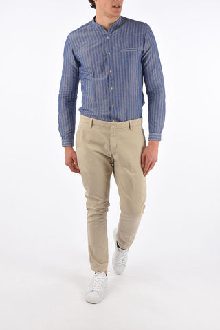 Mid-rise waist chinos