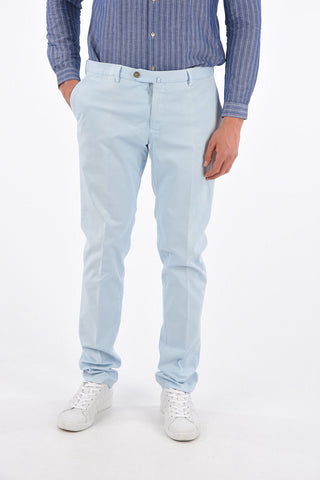 Mid-rise waist slim fit chinos