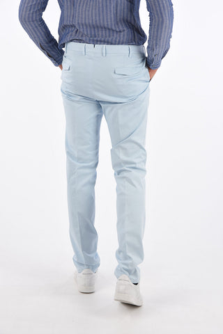 Mid-rise waist slim fit chinos