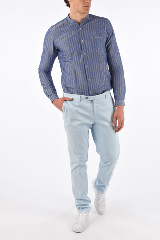 Mid-rise waist slim fit chinos