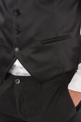 Lined Jetted Pocket Waistcoat