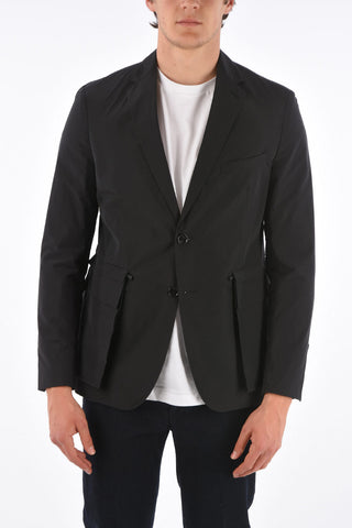 center vent notch lapel 2-button blazer