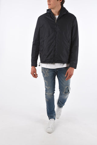 Regular Fit Jacket with Back Monogram Application