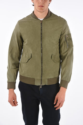 WLG leather bomber