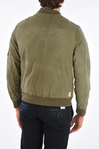 WLG leather bomber