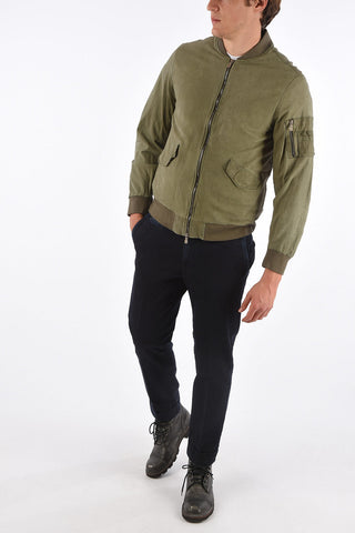 WLG leather bomber