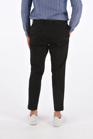 Low-rise waist chinos