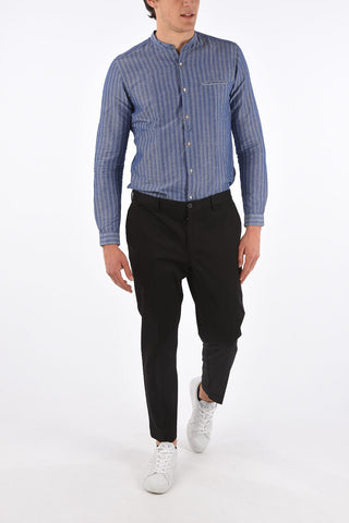Low-rise waist chinos