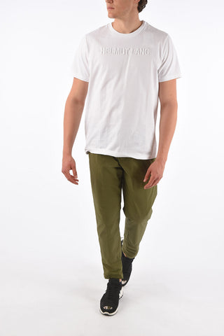 embroidered logo crew-neck t-shirt