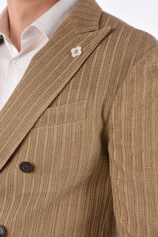 Blazer Doppiopetto LIKNIT con Revers a Lancia