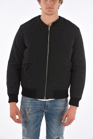 Bomber Imbottito con Stampa sul Retro
