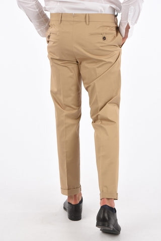 Mid-rise waist chinos