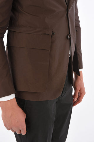 Utility Blazer with Removable Pockets