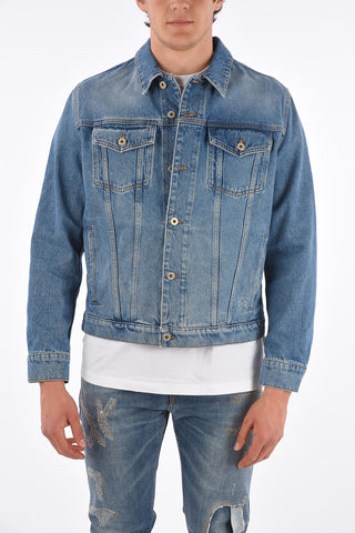Giubbotto in Denim a 4 Tasche 