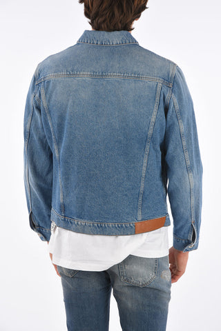 Giubbotto in Denim a 4 Tasche 