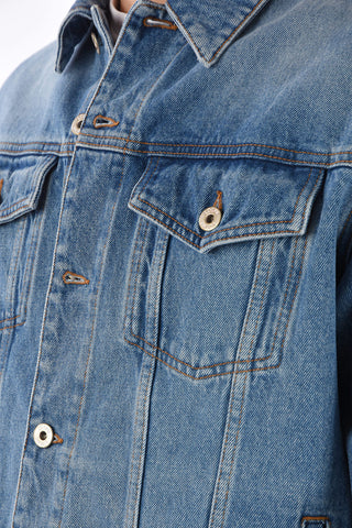 Giubbotto in Denim a 4 Tasche 