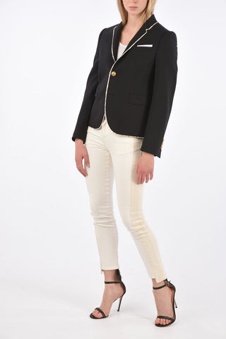 2 Button Blazer with Flap Pocket