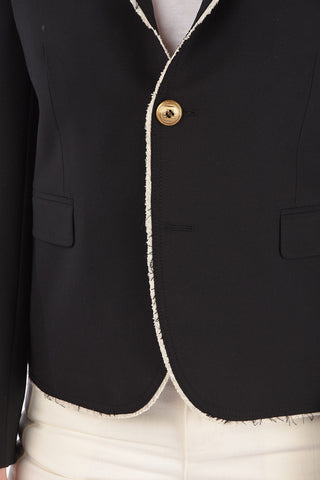 2 Button Blazer with Flap Pocket