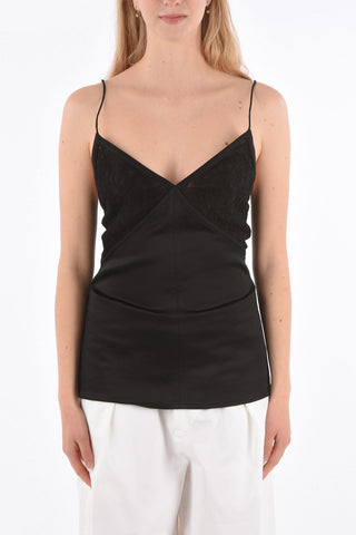 Sleeveless HEAVY Top with Lace Details