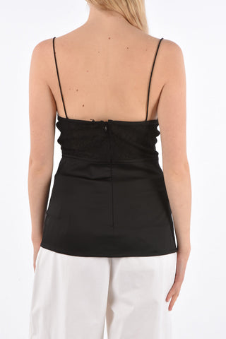 Sleeveless HEAVY Top with Lace Details