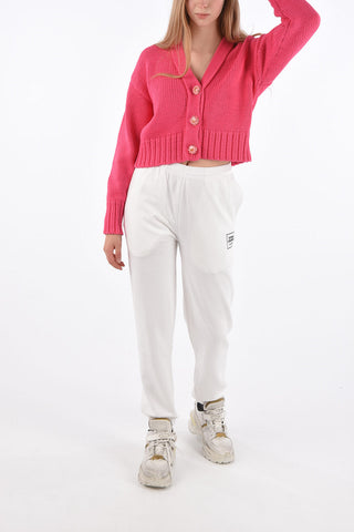 Cropped Knit Cardigan