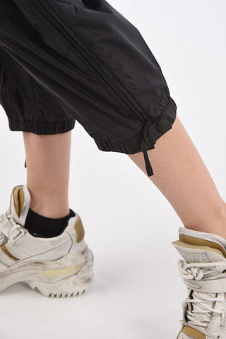 Nylon Cropped Pants