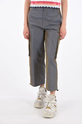 Mid-rise waist cargo pants