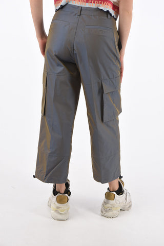 Mid-rise waist cargo pants