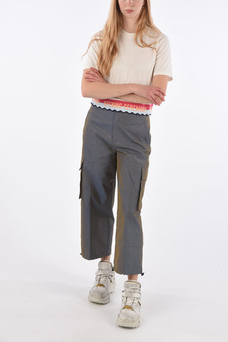 Mid-rise waist cargo pants