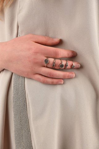 Signet Fixed Silver Rings