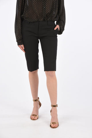 Wool Jetted Pocket Shorts