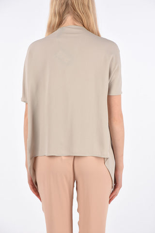 Asymmetrical Blouse with Jewel Detail