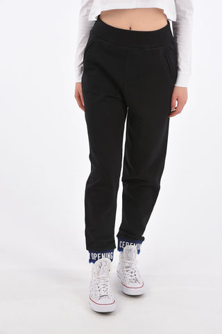 Pantalone in Felpa con Ricamo Logo