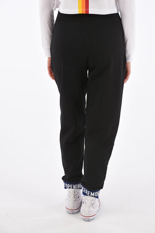 Pantalone in Felpa con Ricamo Logo