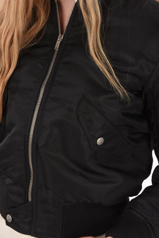 Padded Bomber with Zip Closure