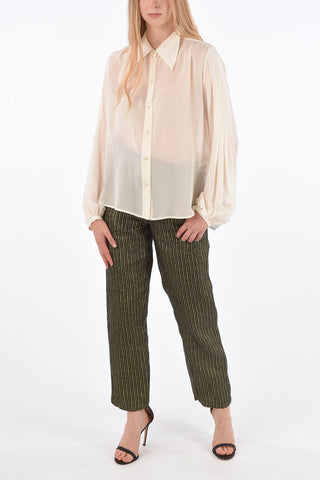 Camicia Collo Francese in Seta