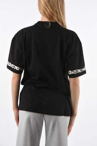 Oversize Crewneck T-Shirt with Printed Logo