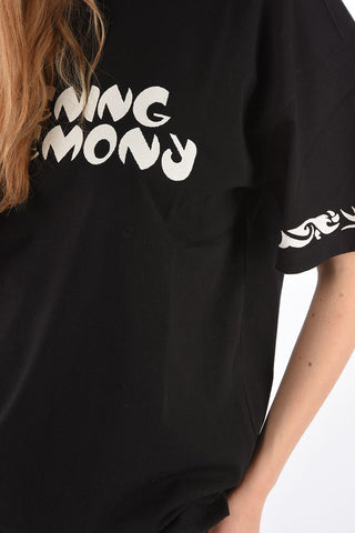 Oversize Crewneck T-Shirt with Printed Logo