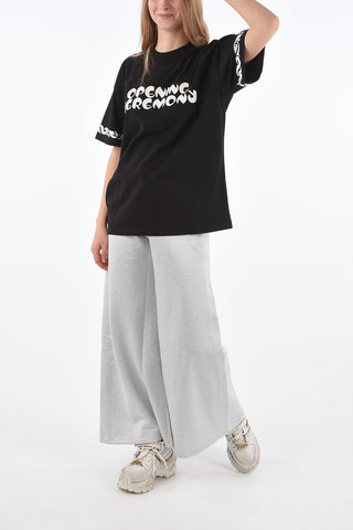 Oversize Crewneck T-Shirt with Printed Logo