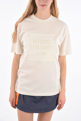T-Shirt Girocollo in Cotone