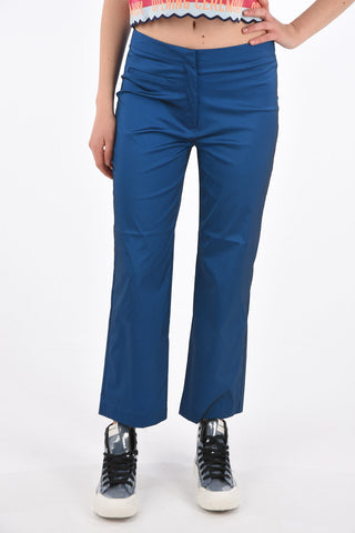 Mid-rise waist cigarette fit pants