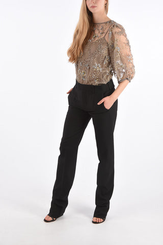 Wool COMPACT Straight Fit Pants